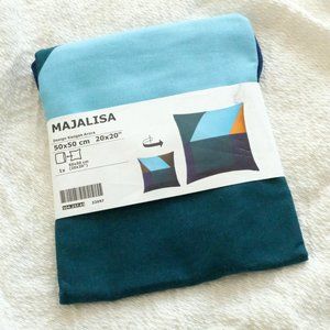 Ikea Majalisa Blue Throw Pillow Cover Case